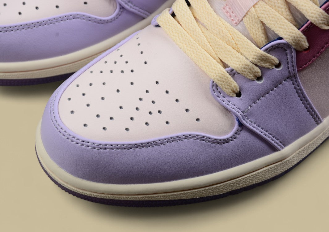 Air Jordan 1 Low Pink and Purple