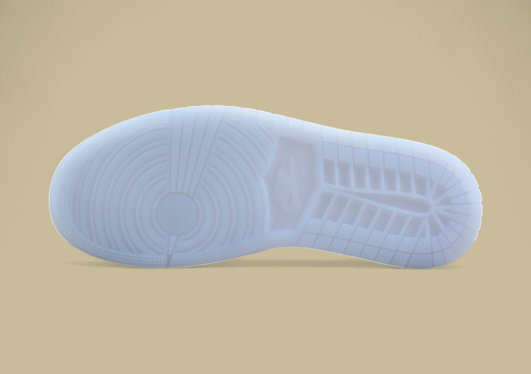 Air Jordan 1 Low SE "Iridescent Swoosh – Triple White Ice"