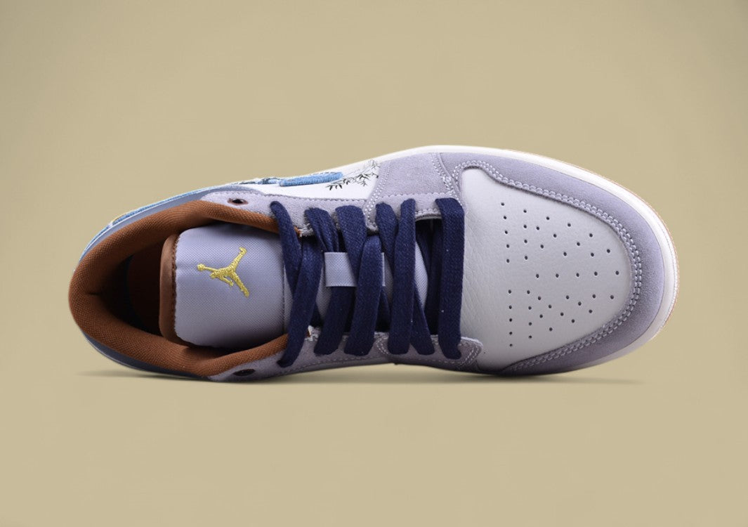 Air Jordan 1 Low SE "Panda Embroidery – Winter Edition"