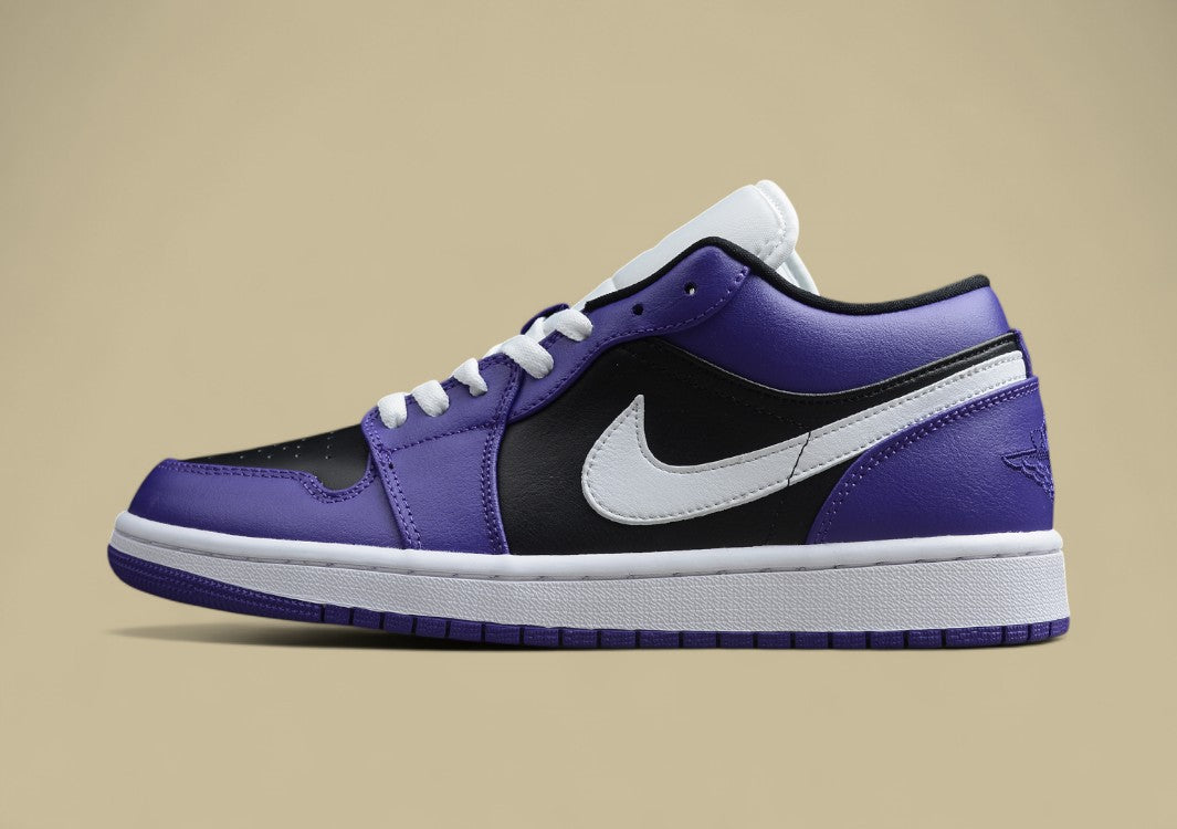 Air Jordan 1 Low Top Purple Black