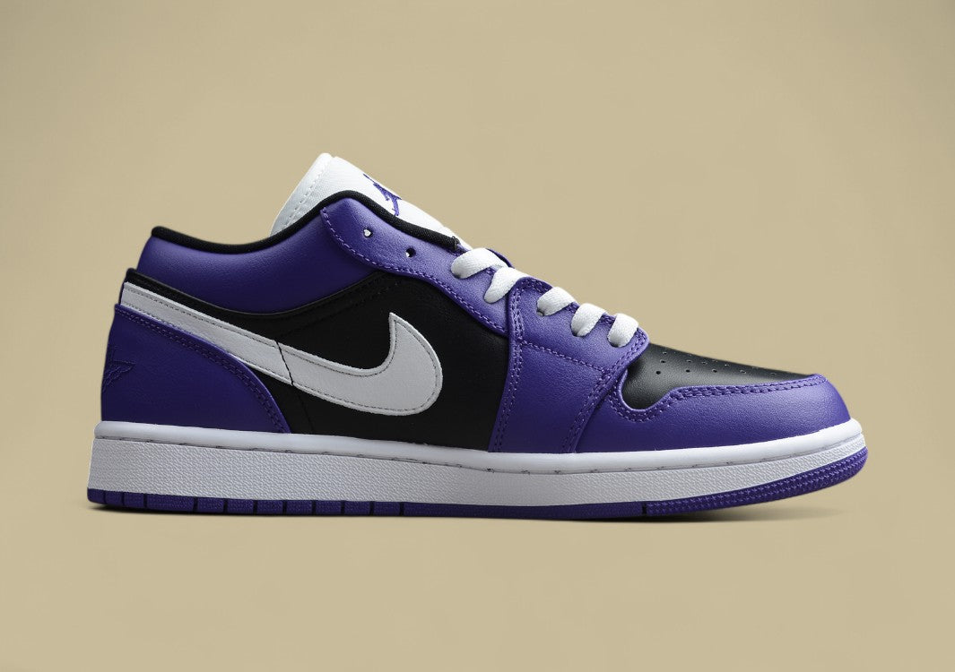 Air Jordan 1 Low Top Purple Black