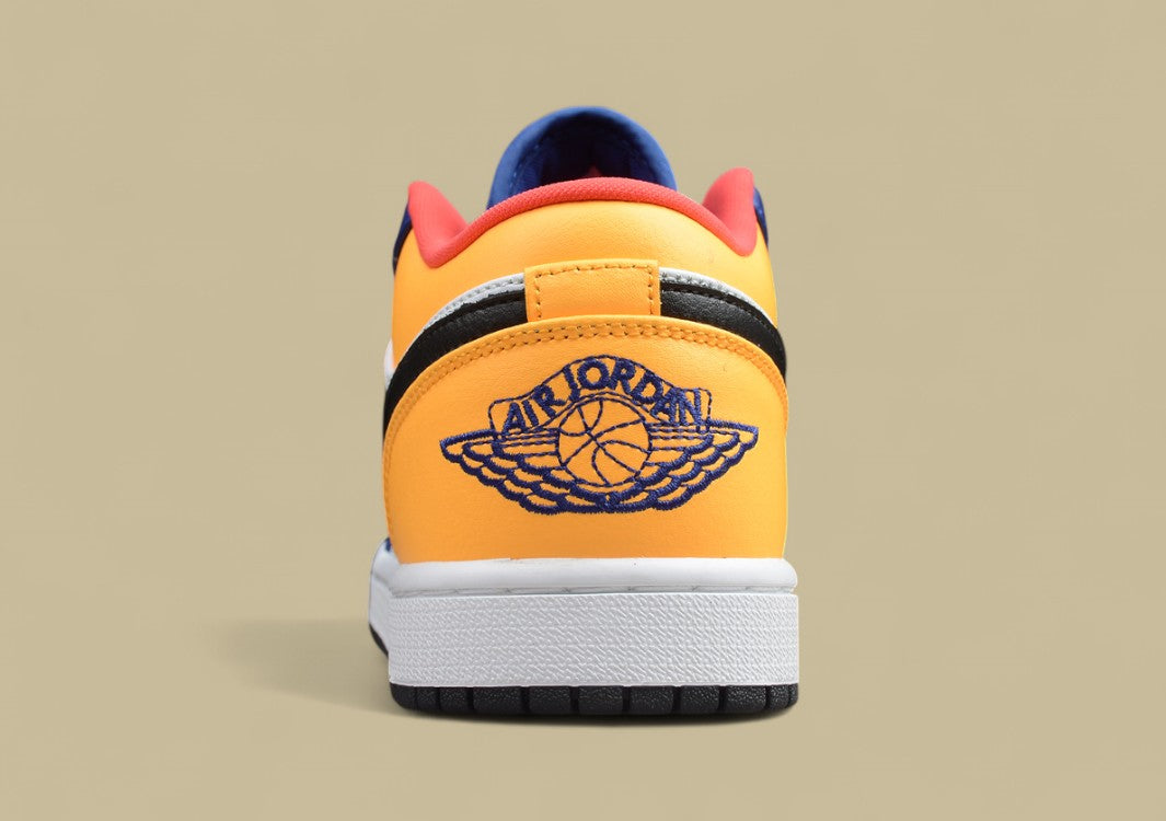Air Jordan 1 Low Top White Blue Orange