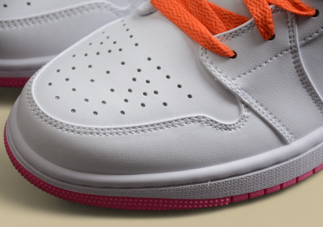 Air Jordan 1 Low White/Pink