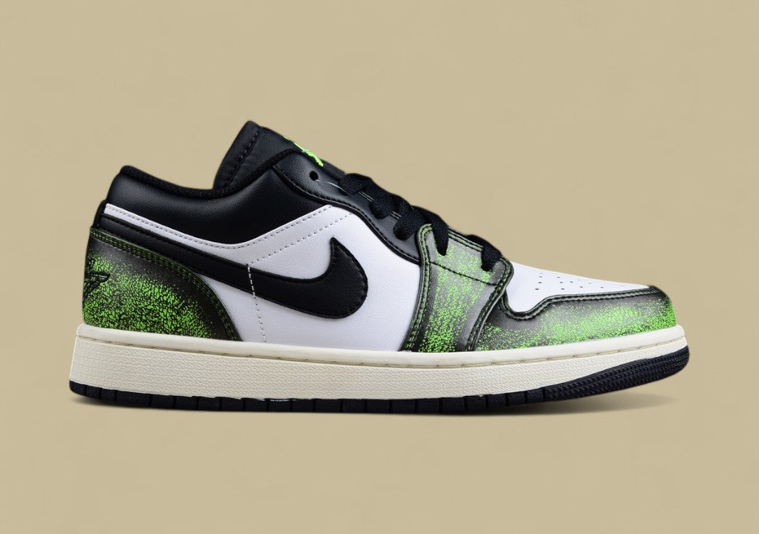Air Jordan 1 Low X White and Green