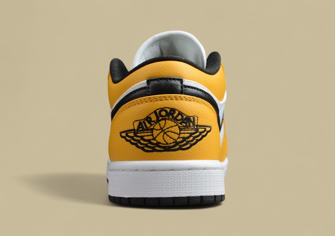 Air Jordan 1 Low Yellow, White and Black