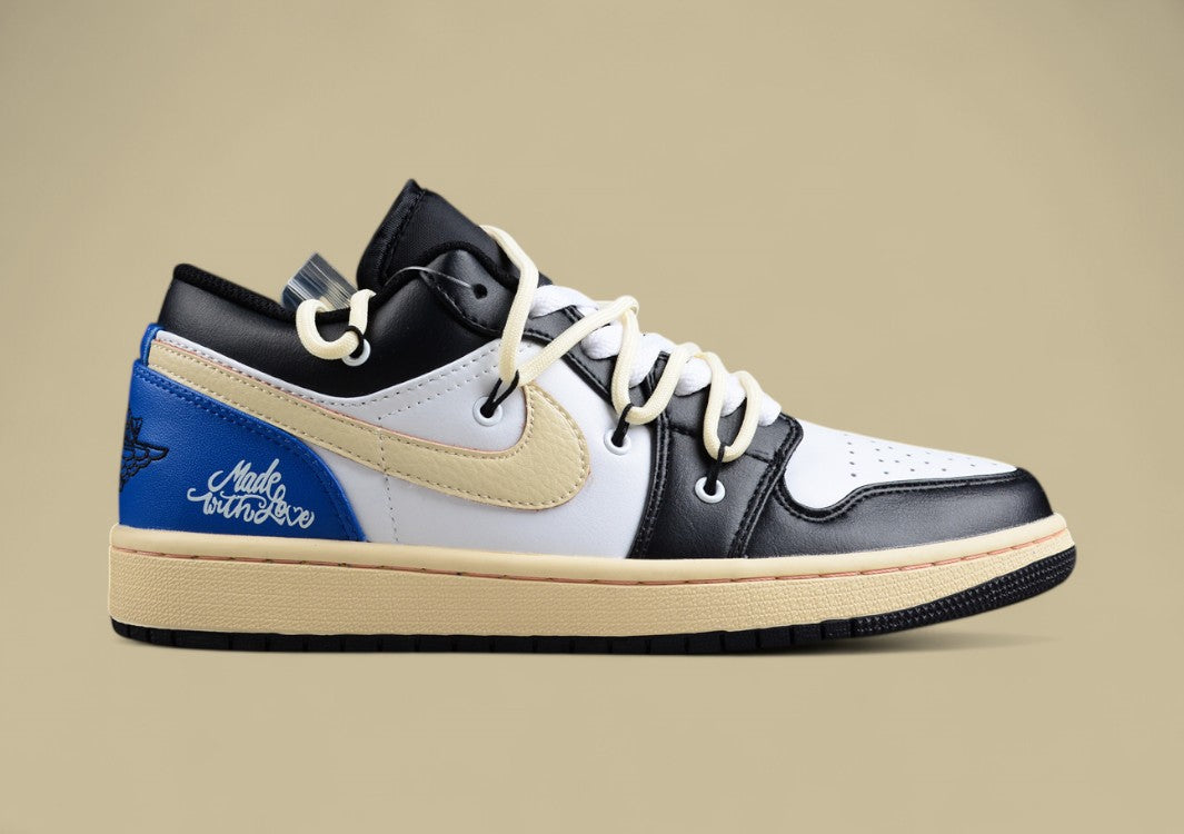 Air Jordan 1 Low  – Black/White/Blue