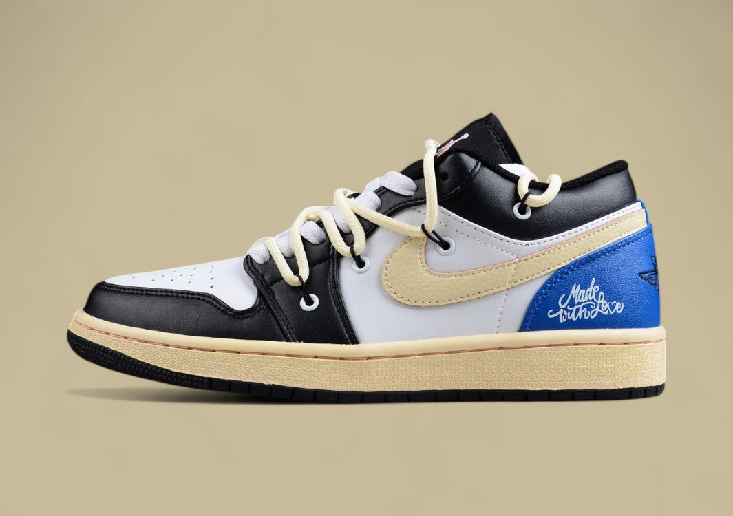 Air Jordan 1 Low  – Black/White/Blue