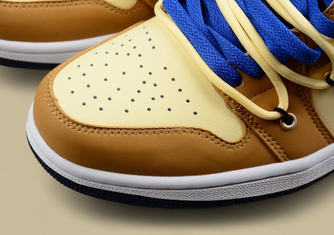 Air Jordan 1 Low “Campus” – Wheat/Yellow/Navy Blue
