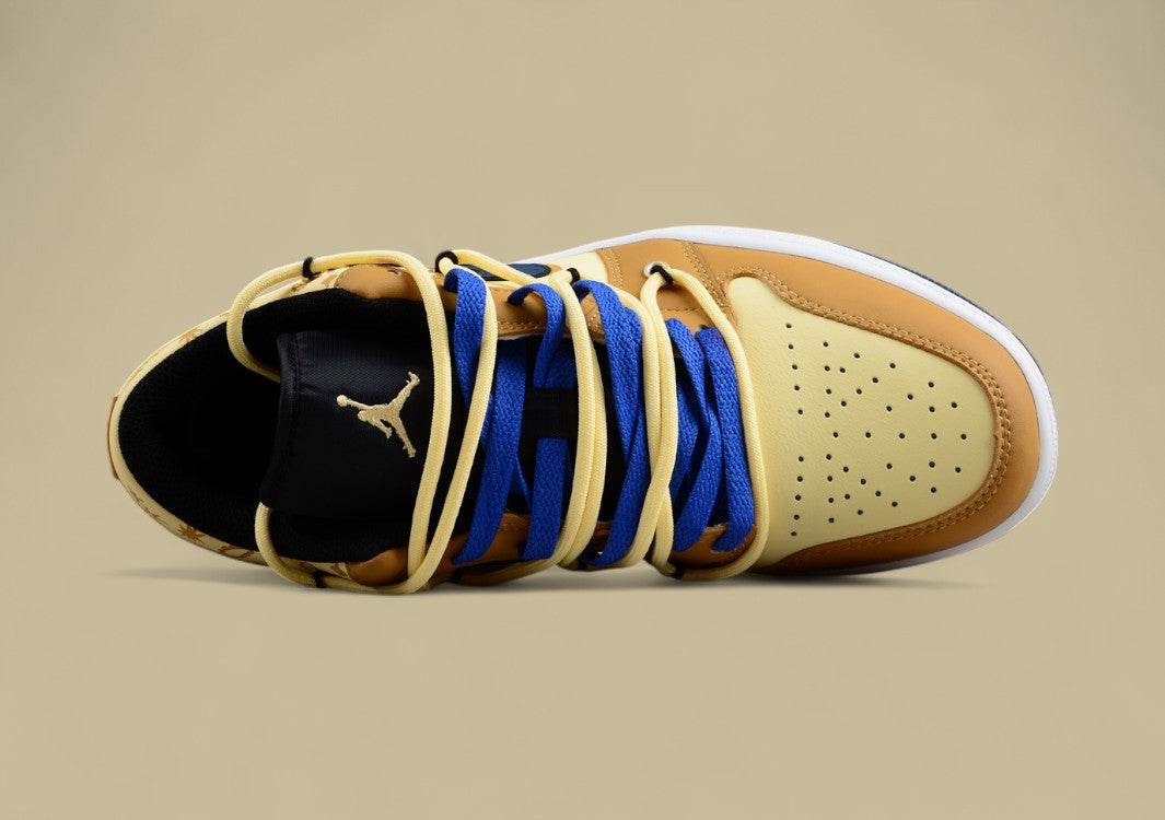Air Jordan 1 Low “Campus” – Wheat/Yellow/Navy Blue