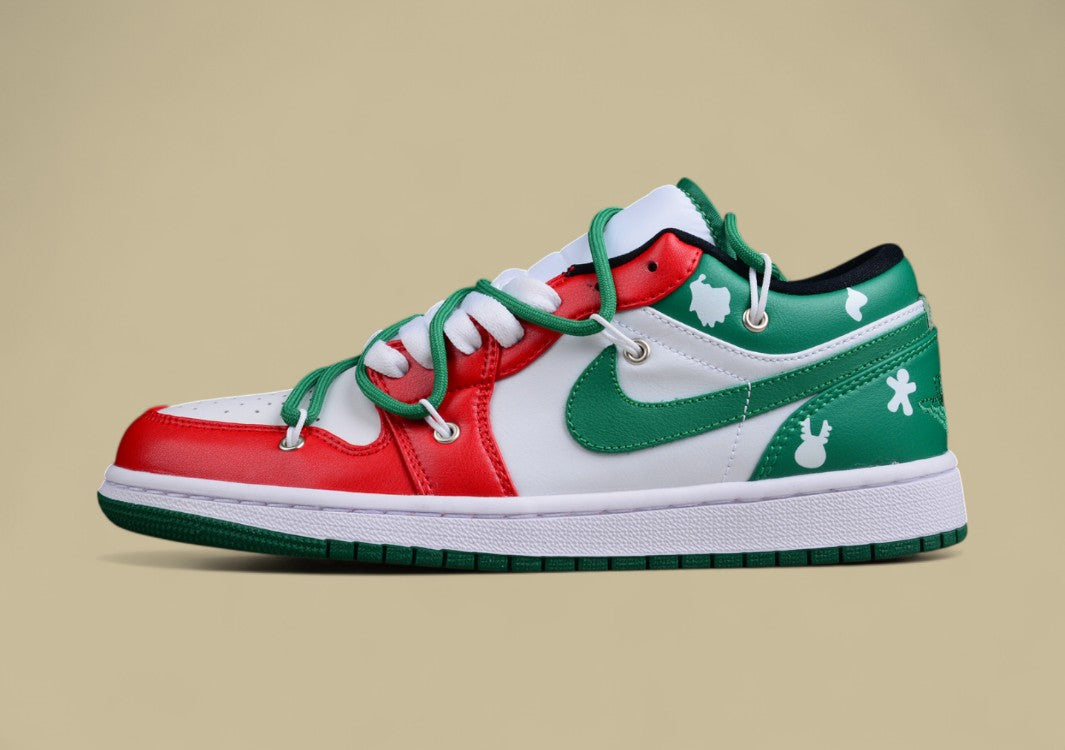 Air Jordan 1 Low “Christmas” Red/Green