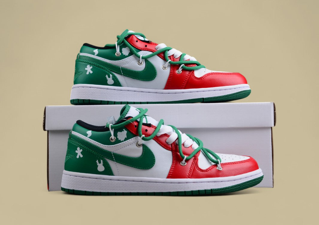 Air Jordan 1 Low “Christmas” Red/Green