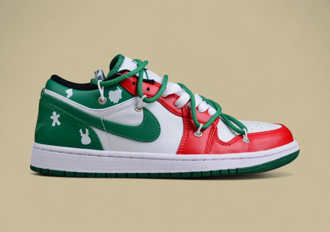 Air Jordan 1 Low “Christmas” Red/Green