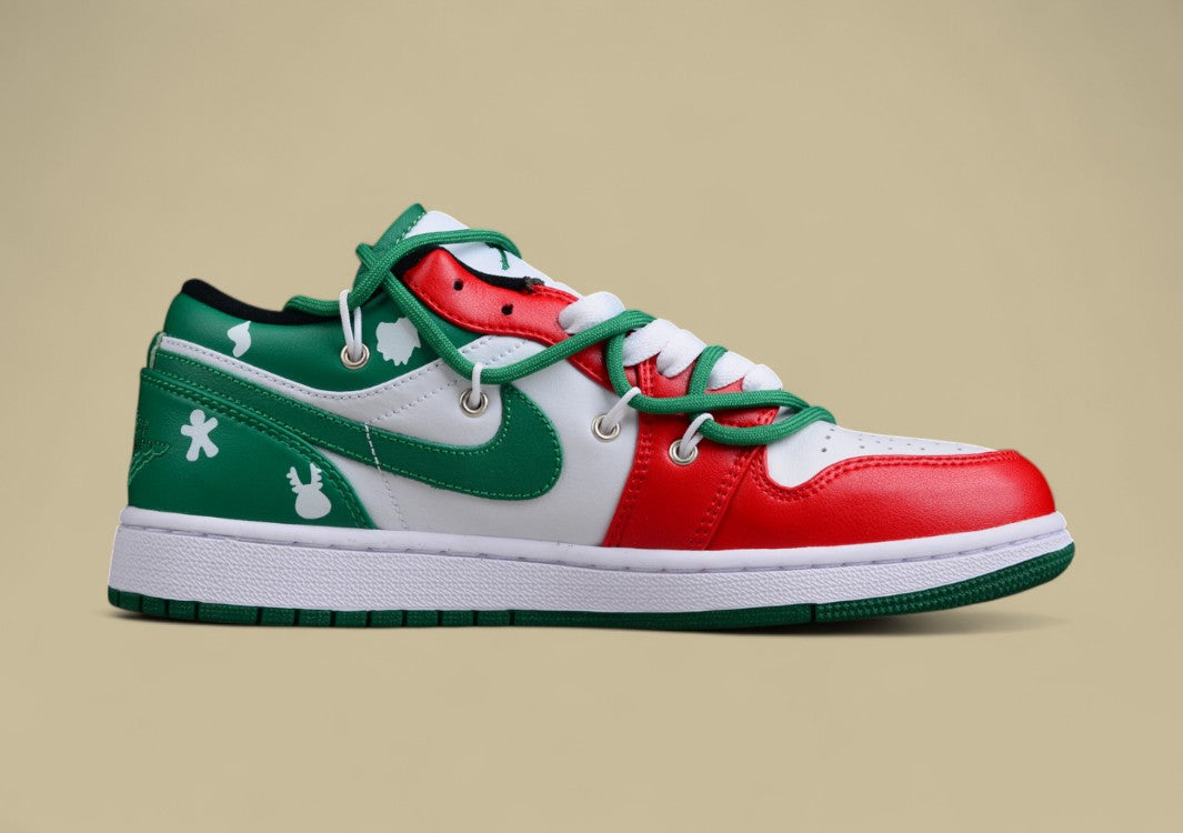 Air Jordan 1 Low “Christmas” Red/Green