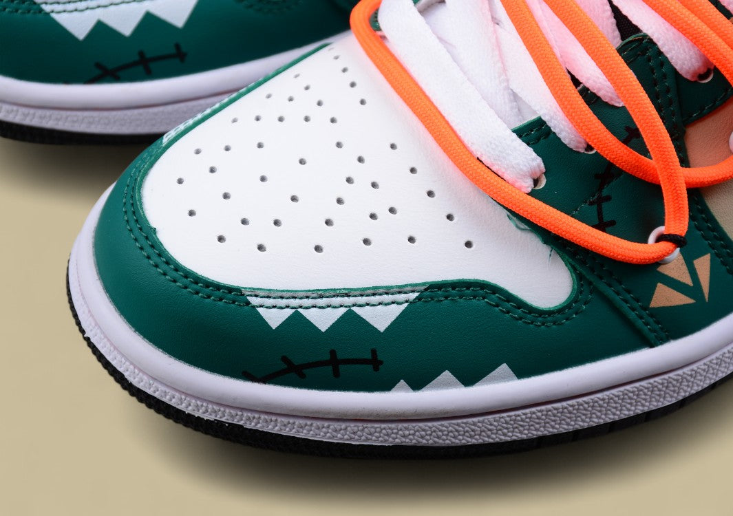 Air Jordan 1 Low “Frankenstein” – Green/Beige