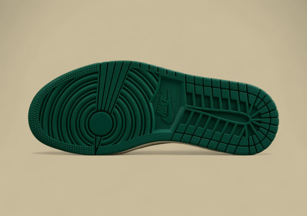 Air Jordan 1 Qiao Yi barbed low-top Black Green