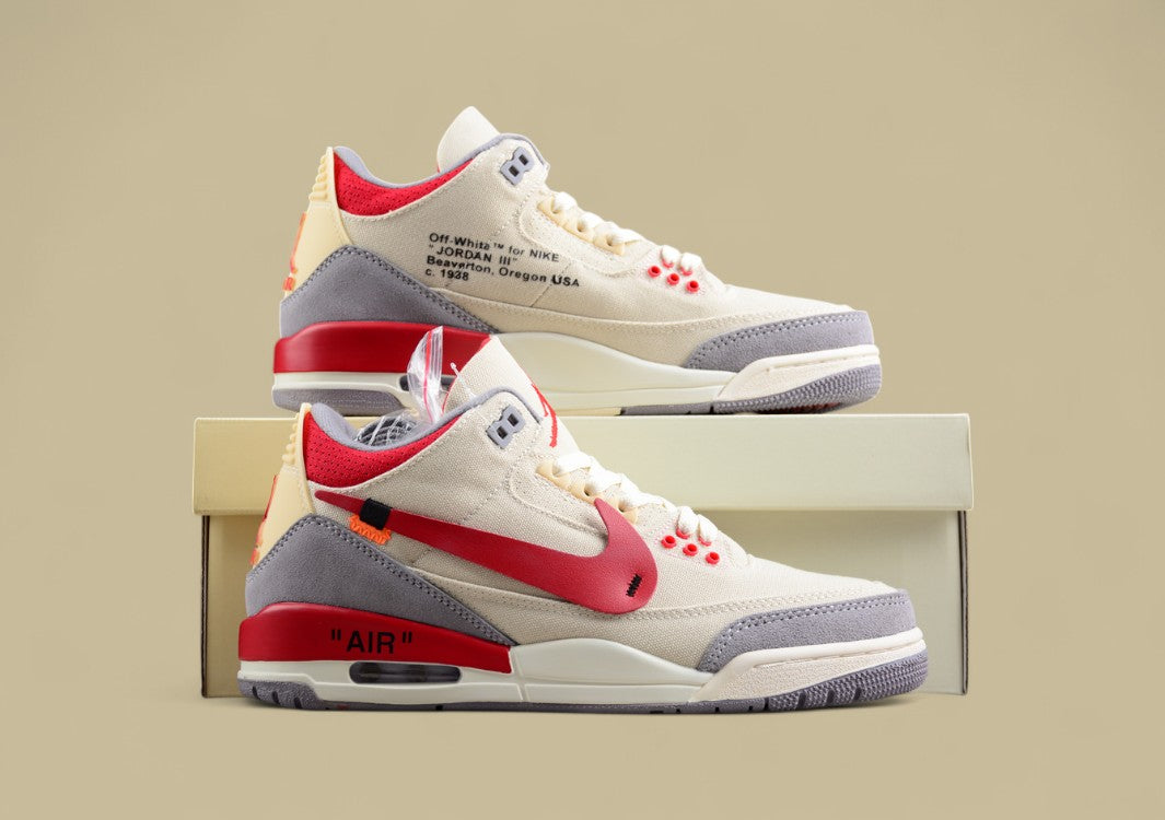 Air Jordan 3 Retro "Off-White Inspired Custom“
