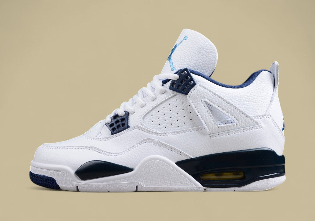 Air Jordan 4 Columbia White And Blue