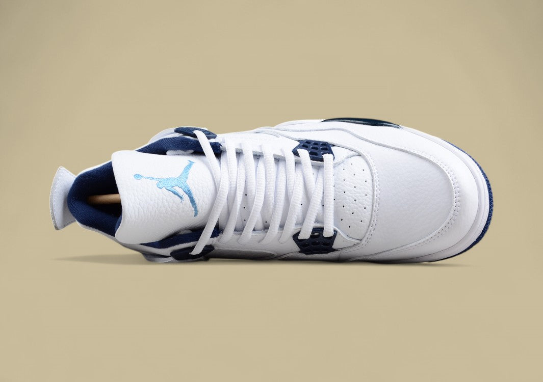 Air Jordan 4 Columbia White And Blue