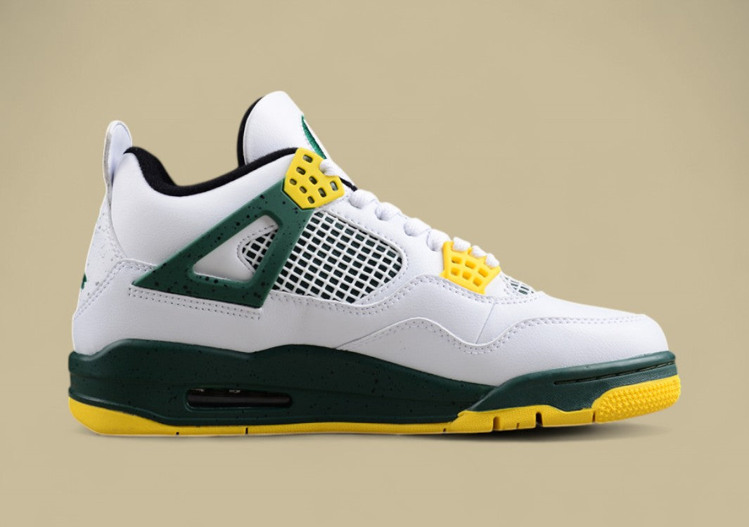 Air Jordan 4 PE Oregon White Green