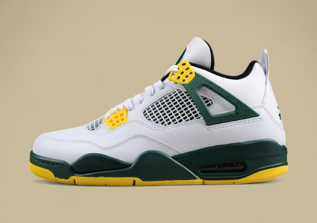 Air Jordan 4 PE Oregon White Green