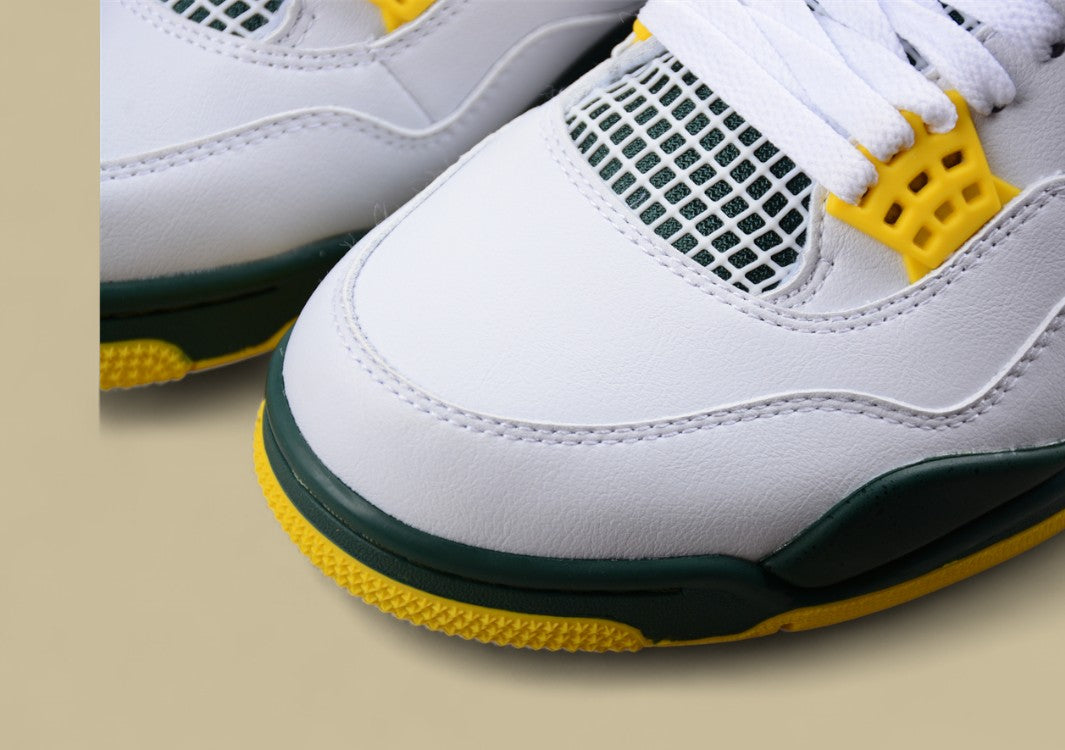 Air Jordan 4 PE Oregon White Green