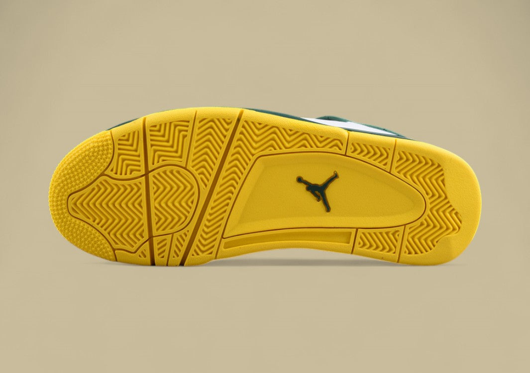 Air Jordan 4 PE Oregon White Green