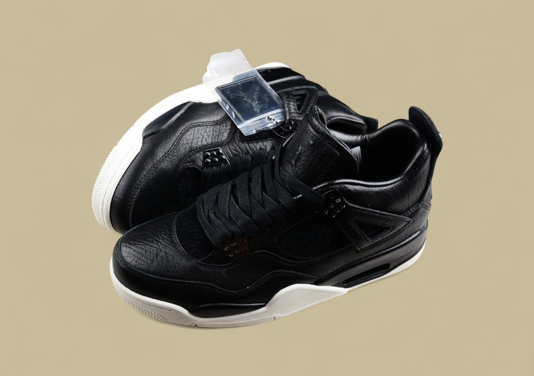 Air Jordan 4 Premium "Pony Hair" Luxury Black