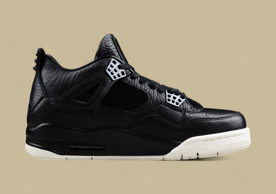 Air Jordan 4 Premium "Pony Hair" Luxury Black
