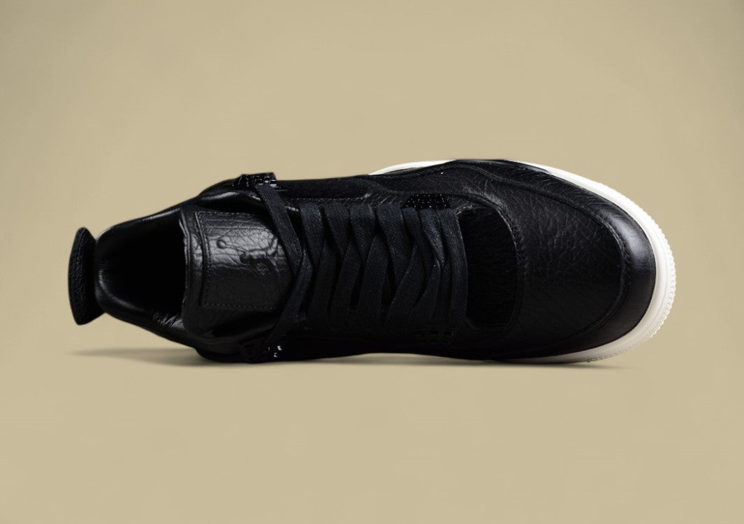 Air Jordan 4 Premium "Pony Hair" Luxury Black