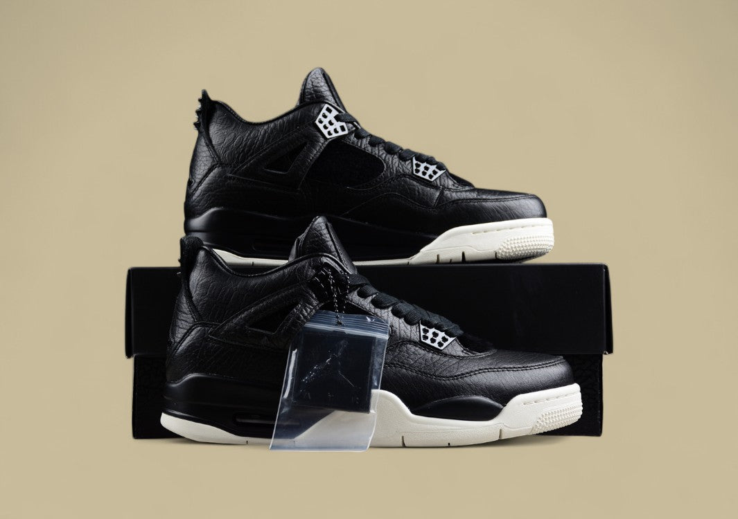 Air Jordan 4 Premium "Pony Hair" Luxury Black