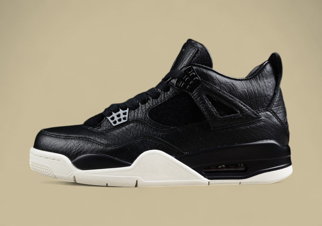 Air Jordan 4 Premium "Pony Hair" Luxury Black