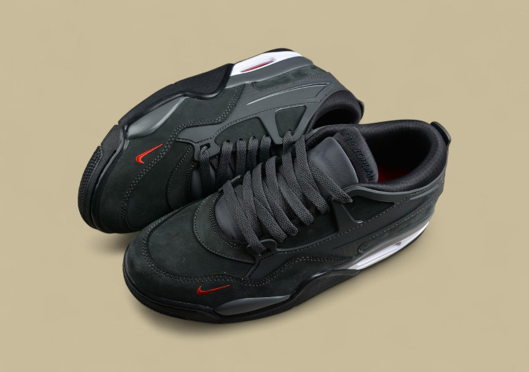 Air Jordan 4 "Remastered" Black And Red