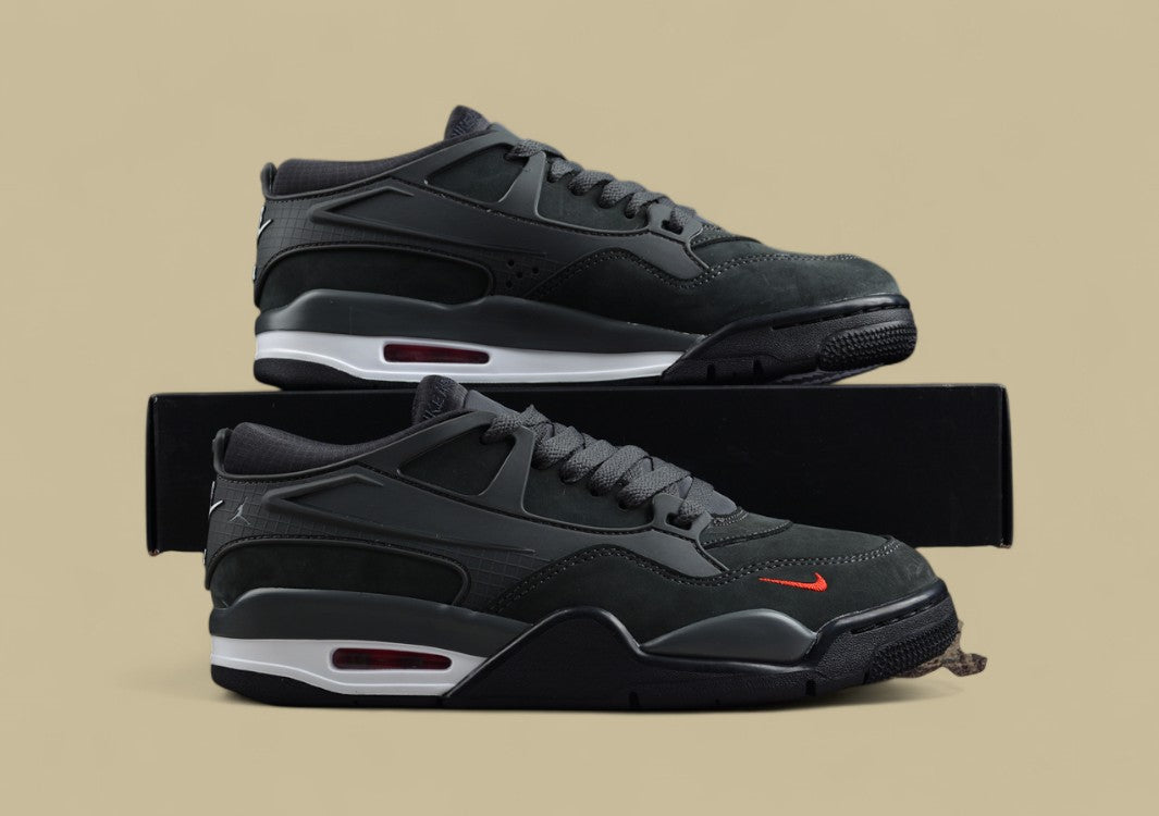 Air Jordan 4 "Remastered" Black And Red