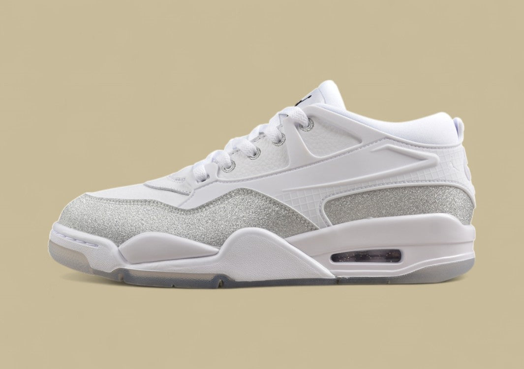 Air Jordan 4 "Remastered" White And Chrome