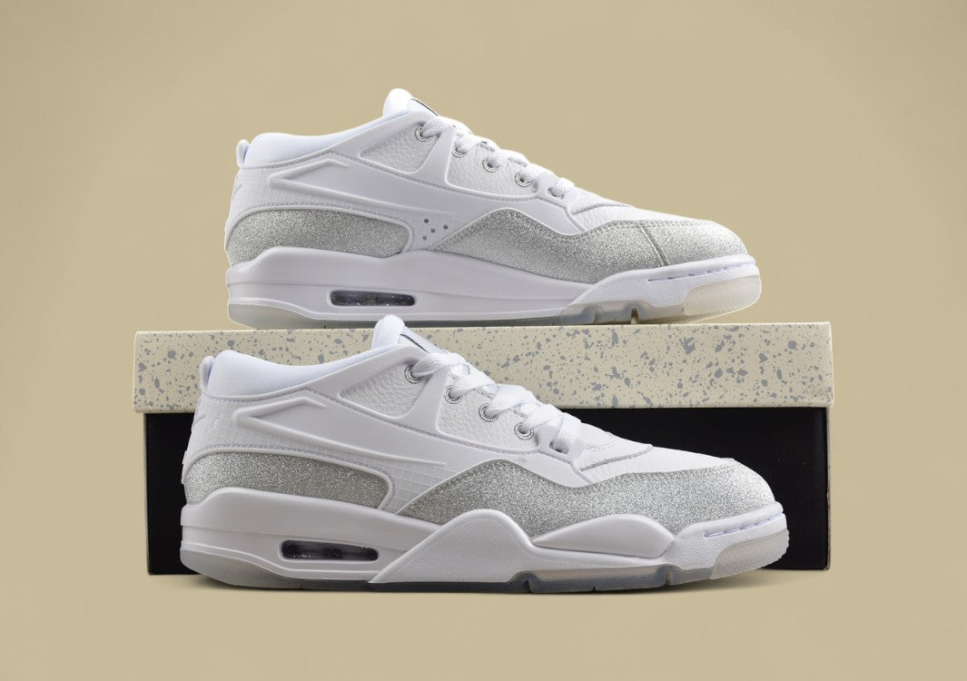 Air Jordan 4 "Remastered" White And Chrome