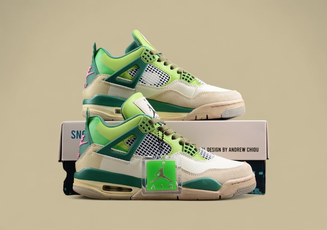 Air Jordan 4 Retro "Canvas Green"