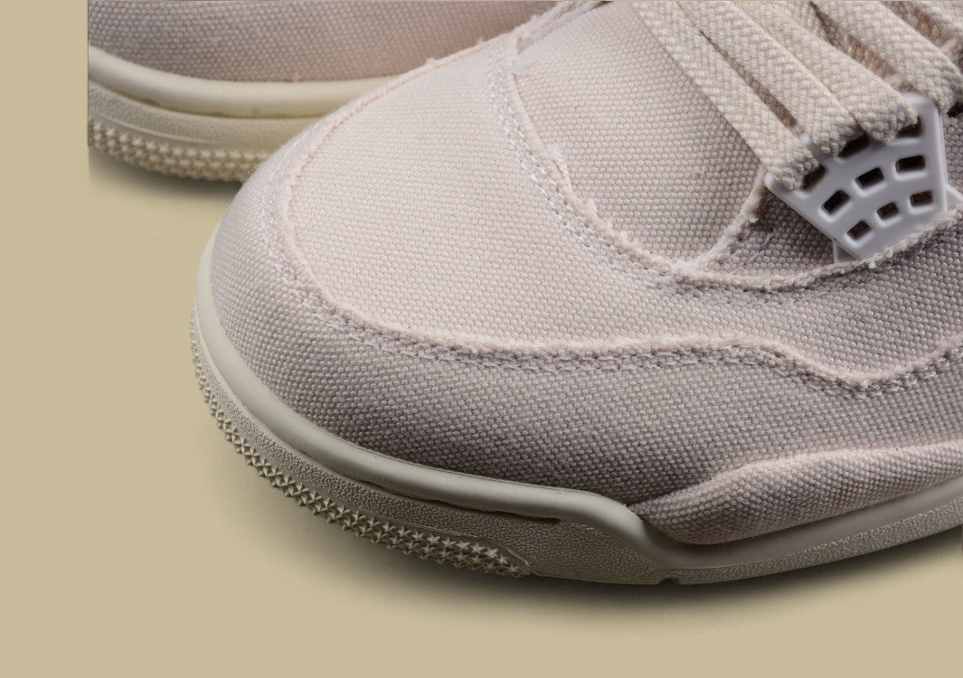 Air Jordan 4 Retro "Canvas" White Canvas