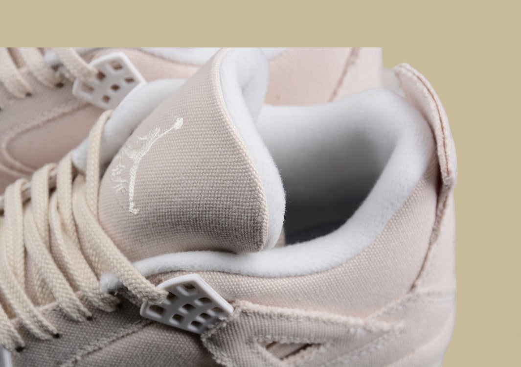 Air Jordan 4 Retro "Canvas" White Canvas