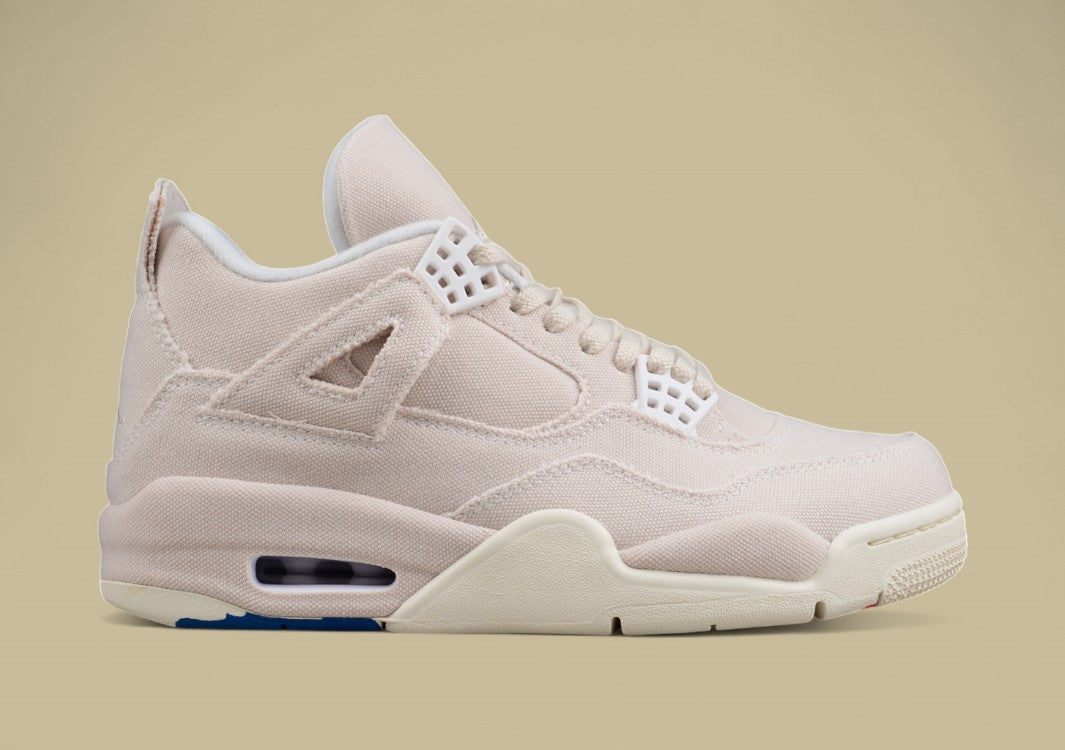 Air Jordan 4 Retro "Canvas" White Canvas