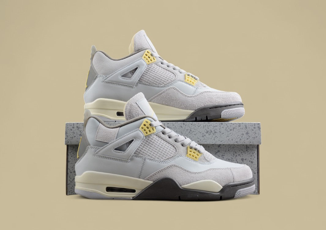Air Jordan 4 Retro "Craft"  Gray Cement