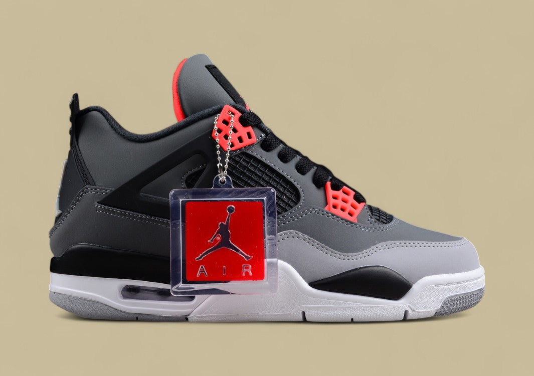 Air Jordan 4 Retro "Infrared" Joe 4 Black and Gray