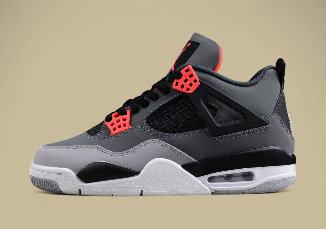 Air Jordan 4 Retro "Infrared" Joe 4 Black and Gray