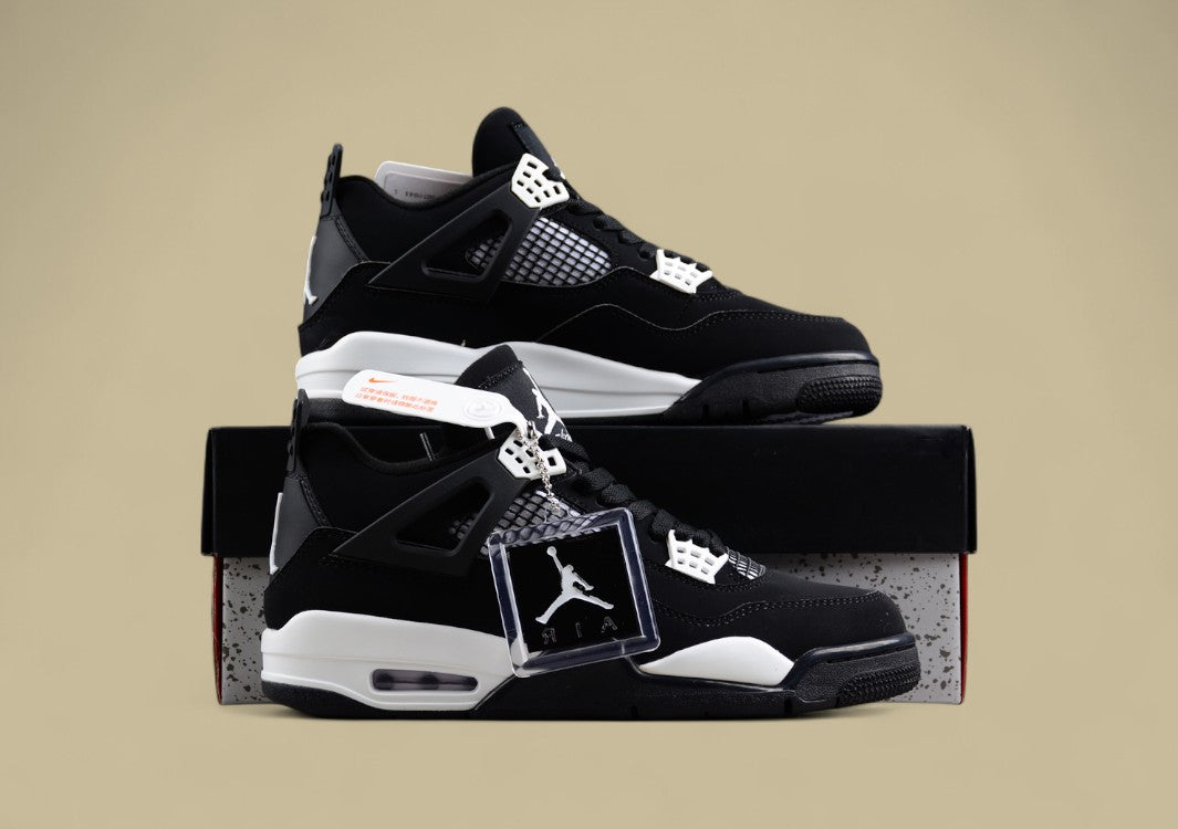 Air Jordan 4 Retro Joe 4 Black and White