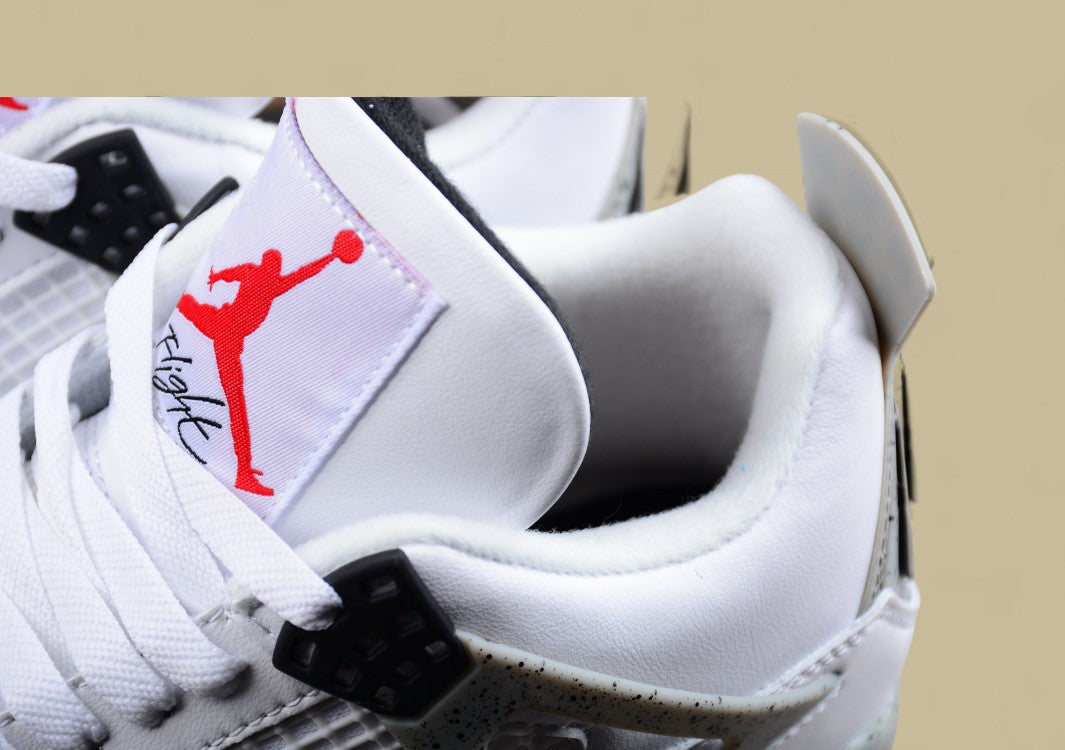 Air Jordan 4 Retro Joe 4 White Cement White Gray