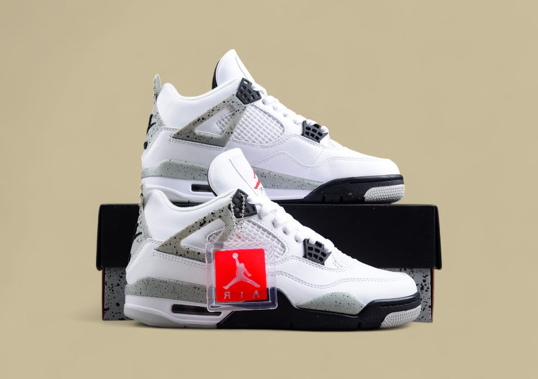 Air Jordan 4 Retro Joe 4 White Cement White Gray