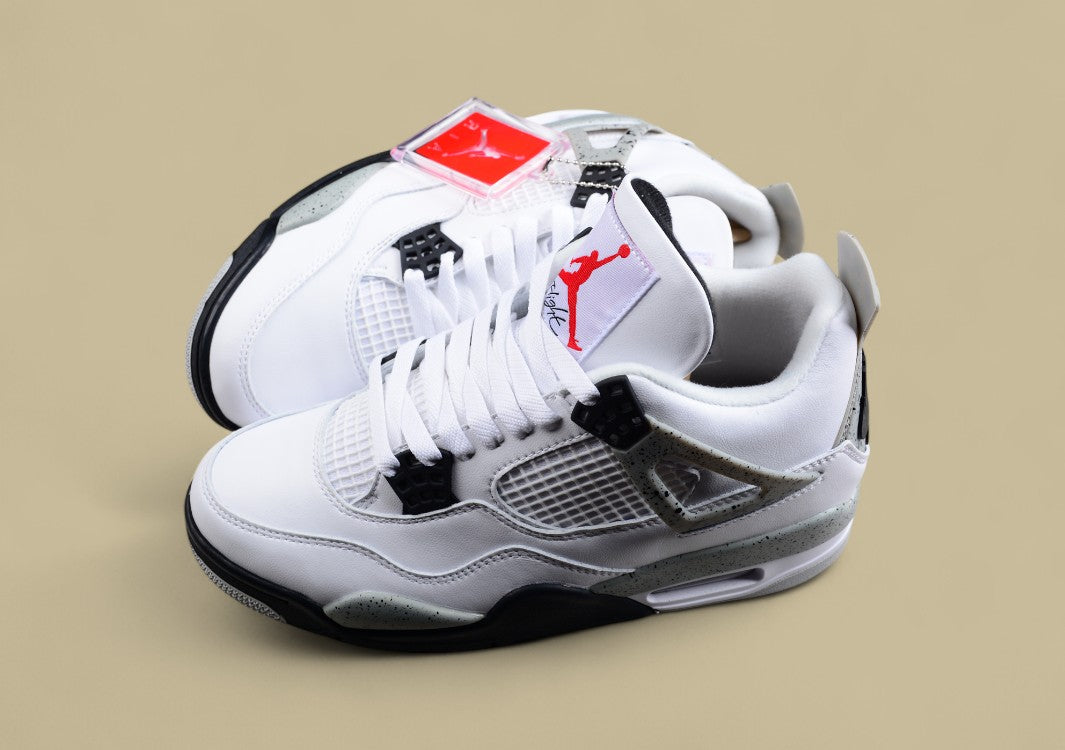 Air Jordan 4 Retro Joe 4 White Cement White Gray
