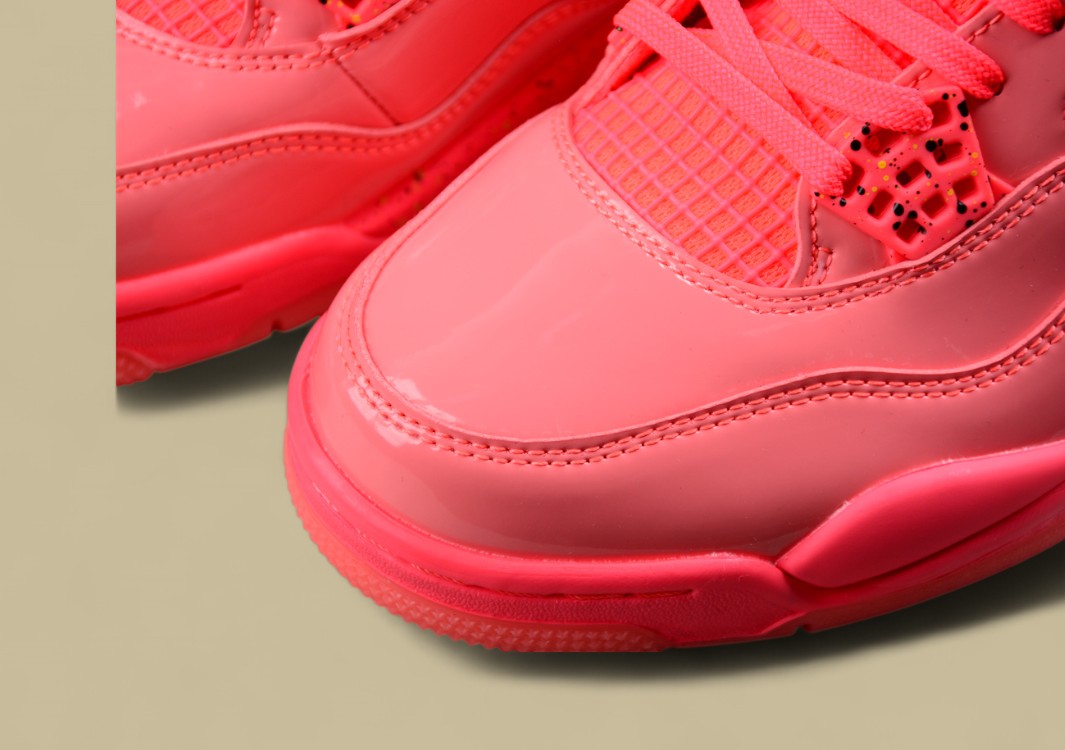 Air Jordan 4 Retro NRG AJ4 Joe 4 Pink Candy Patent Leather Mirror