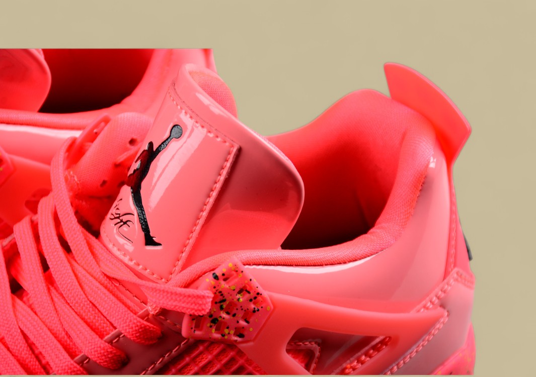 Air Jordan 4 Retro NRG AJ4 Joe 4 Pink Candy Patent Leather Mirror