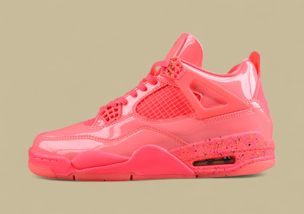 Air Jordan 4 Retro NRG AJ4 Joe 4 Pink Candy Patent Leather Mirror