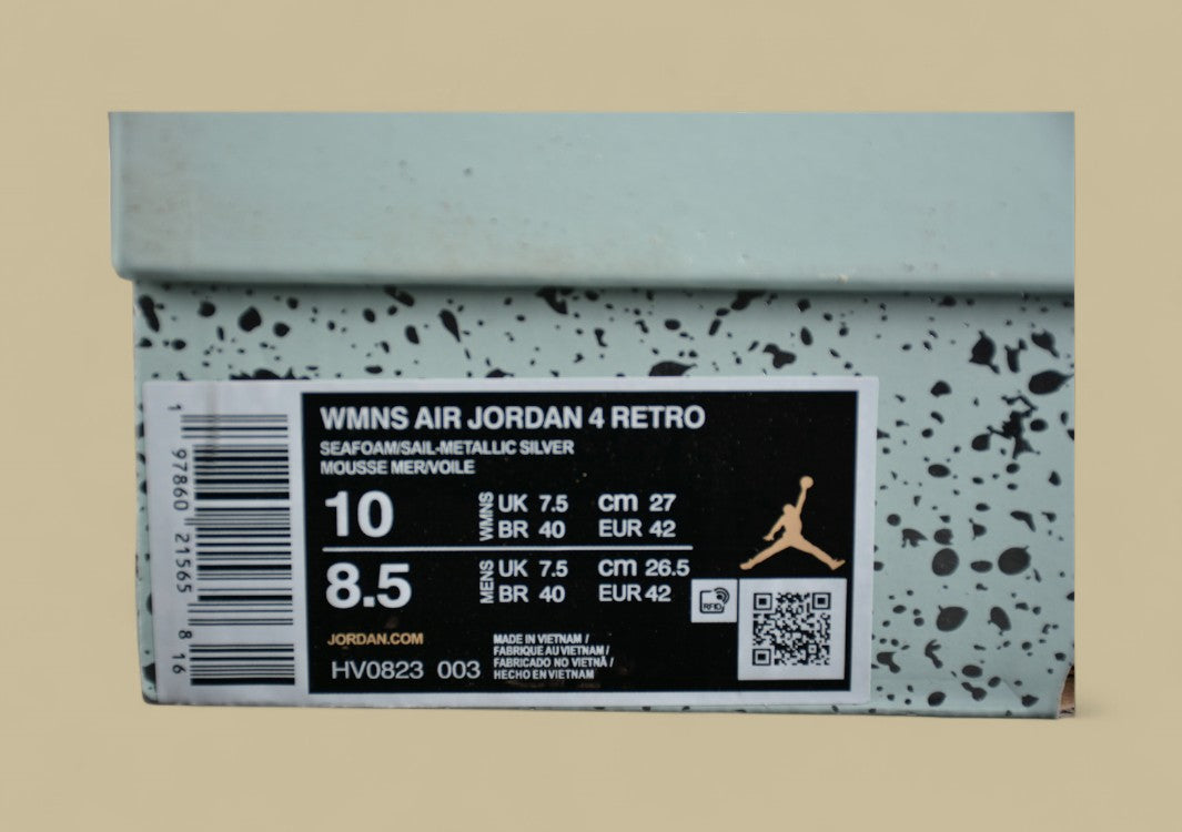 Air Jordan 4 Retro Seafoam